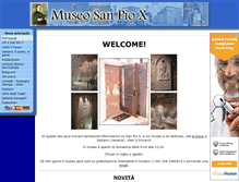 Tablet Screenshot of museosanpiox.it